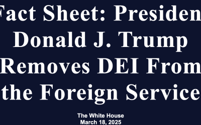 El presidente Donald Trump políticas de Diversidad e Inclusion